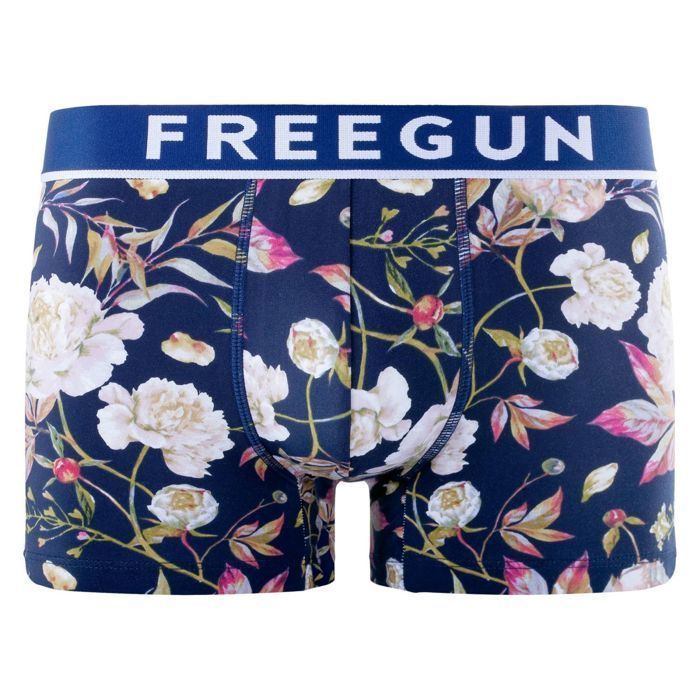 Calzoncillos bóxer Freegun para hombre - Azul (Paquete de 4)