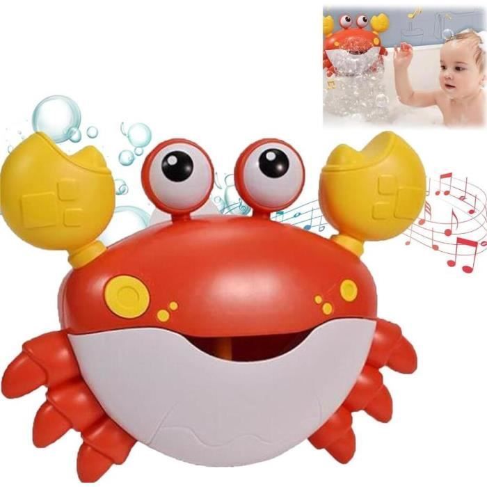 Juguete de baño - No especificado - Máquina de burbujas con forma de cangrejo - Colores brillantes - A partir de 18 meses - Unisex
