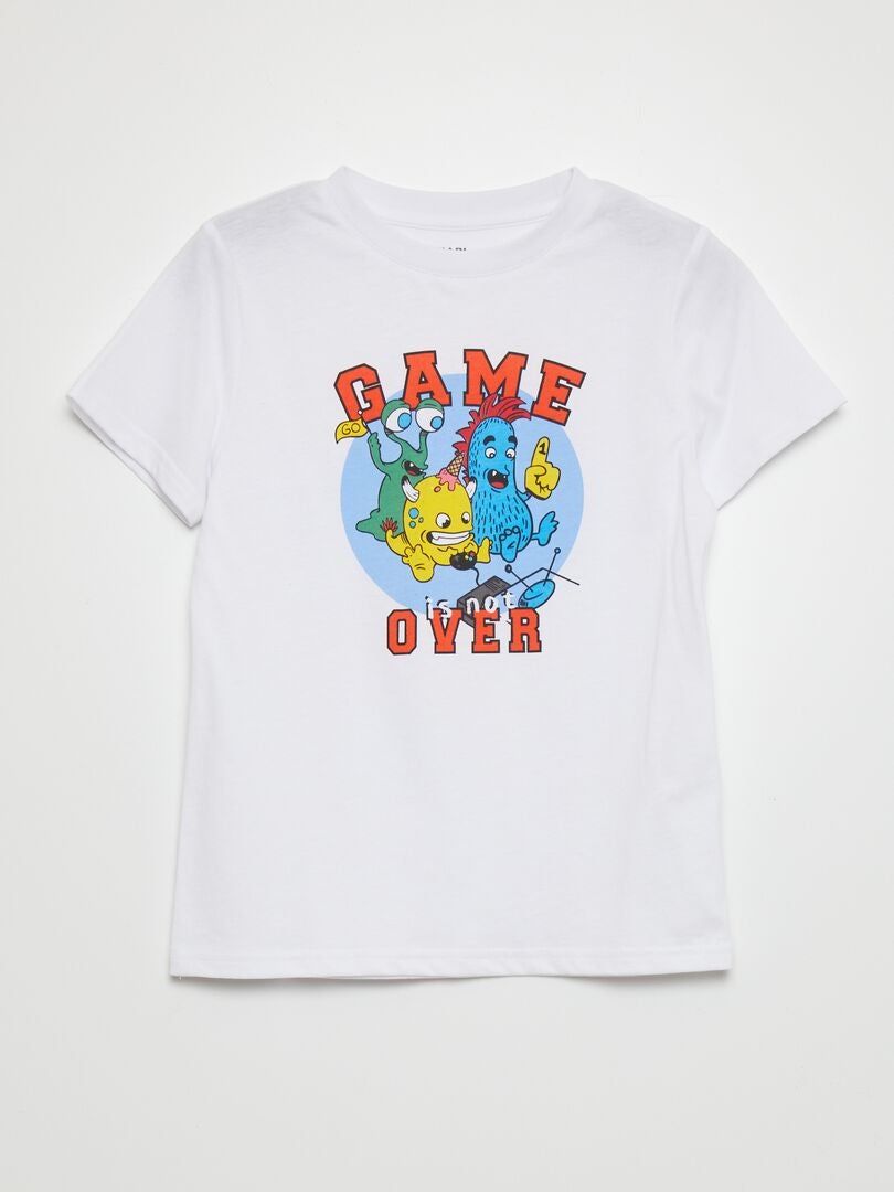 Camiseta estampada - BRANCA