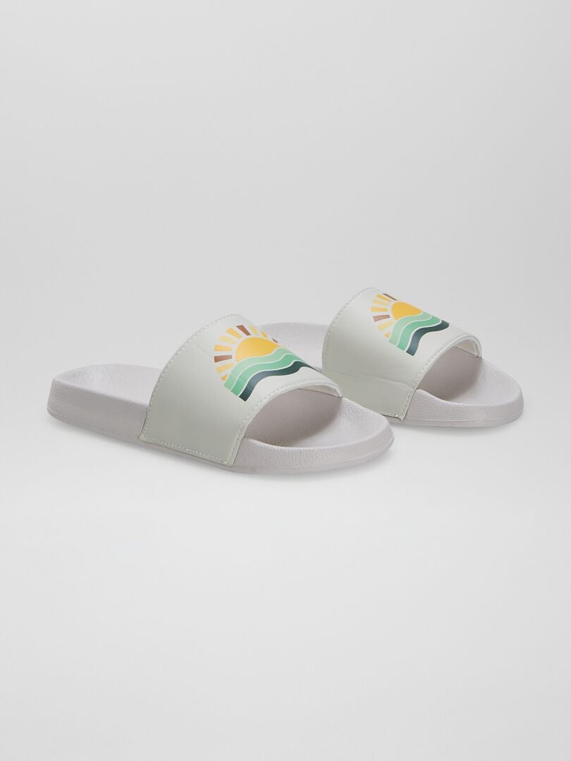 Mules de piscina - BEGE