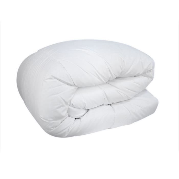Piumino Quattro Stagioni - Bianco - 200 x 200 cm - Lavabile in lavatrice - Imbottitura in poliestere - Microfibra