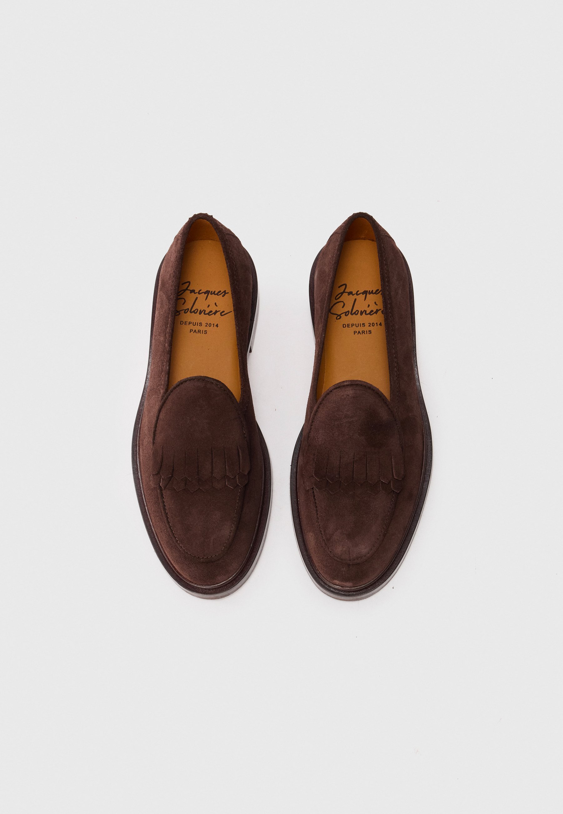 Jacques Soloviere HADY UNISEX - Slip-ons - mogano