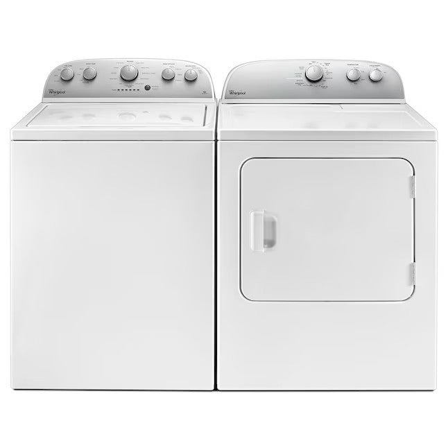 Whirlpool 3,5 kuutiojalan tehokas sekoitin ja päältä täytettävä pesukone (valkoinen)
