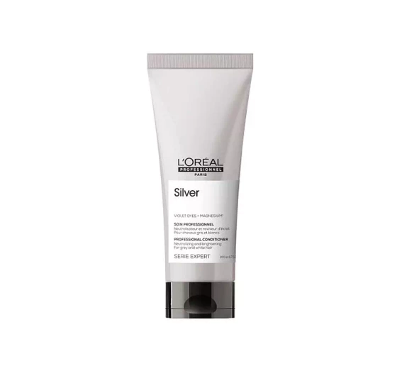 L'Oréal Professionnel Serie Expert Silver neutralizująca odżywka do włosów siwych lub mocno rozjaśnionych 200 ml