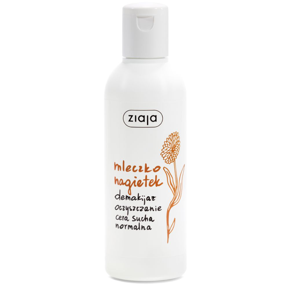Latte viso alla calendula Ziaja per la rimozione del trucco e la pulizia di pelli secche e normali 200ml Calendula
