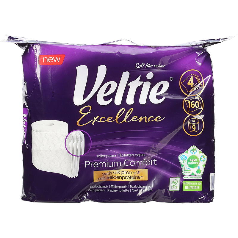 Veltie Toalettpapper 9-pack Veltie Excellence