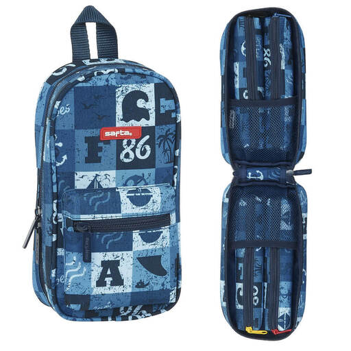 Maxi Estuche Safta Blue Vibes