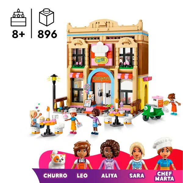 LEGO Friends 42655 Restoranas ir kulinarijos mokykla