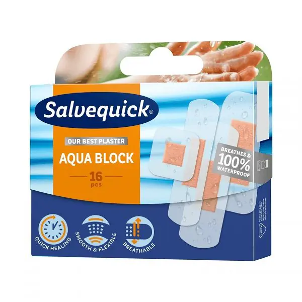 Salvequick Aqua Block, Plastry wodoodporne