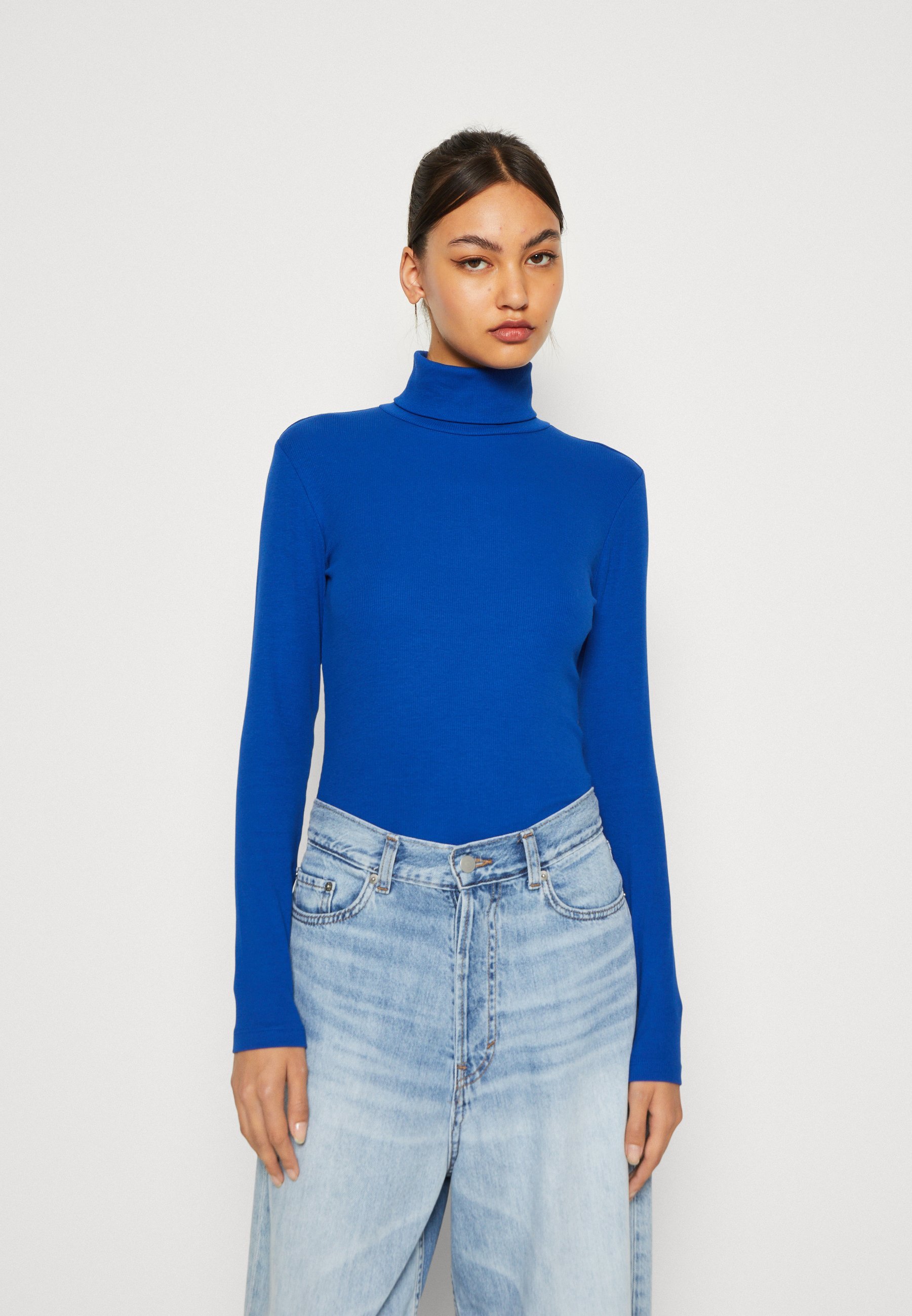 Even&Odd top met lange mouwen - blauw