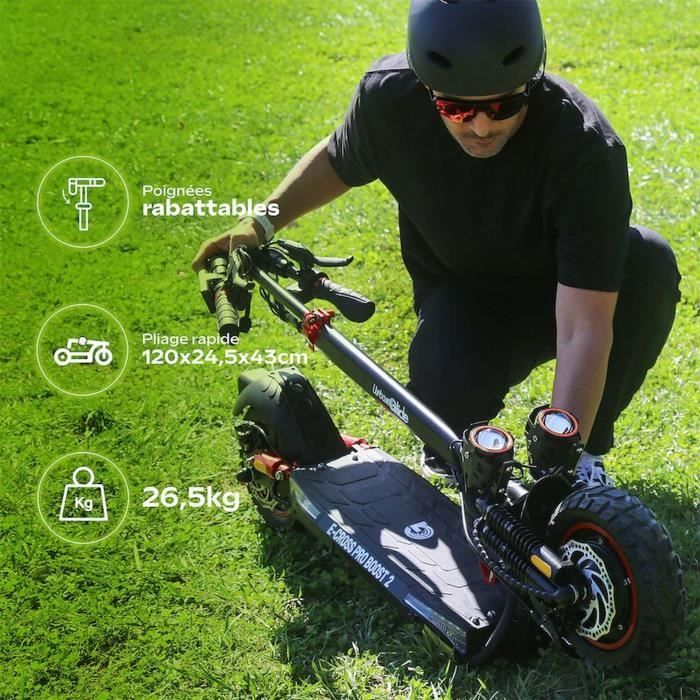 Trottinette électrique tout terrain - URBANGLIDE - ECROSS PRO BOOST 2 - 10