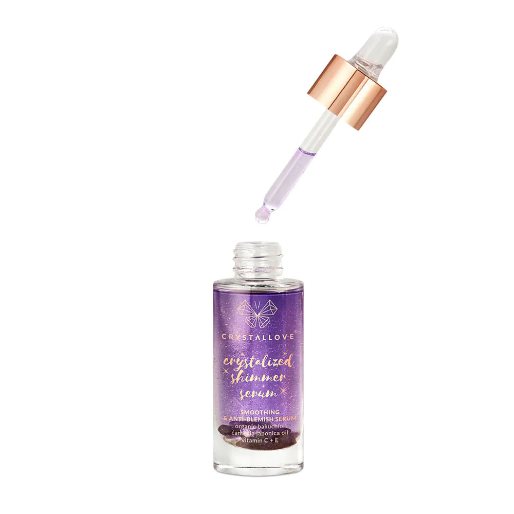 Crystallove serum do twarzy z Ametystem i Bakuchiolem
