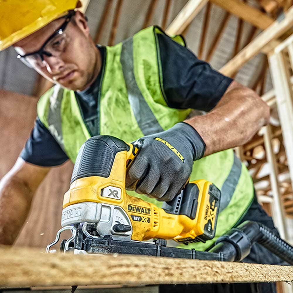 DEWALT 18V borstelloze decoupeerzaag met bovenhandgreep DCS334N-XJ