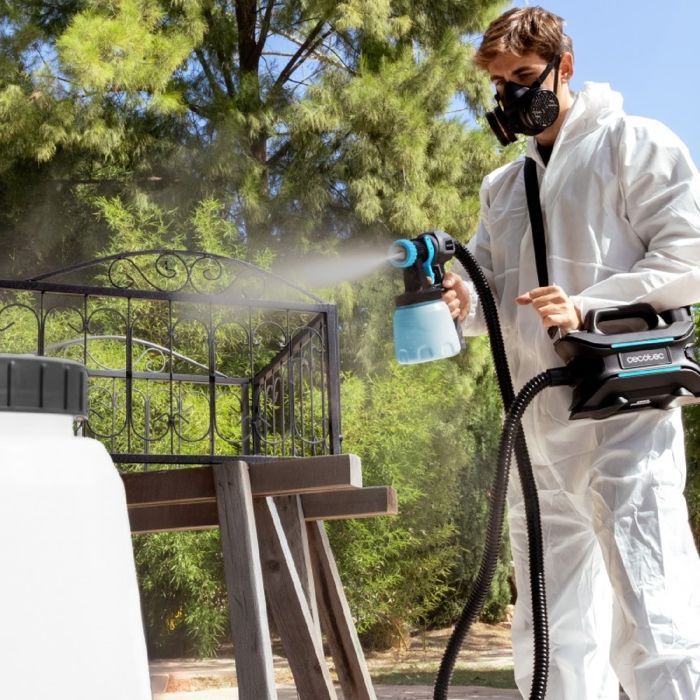 Équipe de Pulvérisation de Peinture Cecotec PerfectPaint 800 EasyGo avec 800W de Puissance, Précision de 18kPa, Inclut 4 Buses