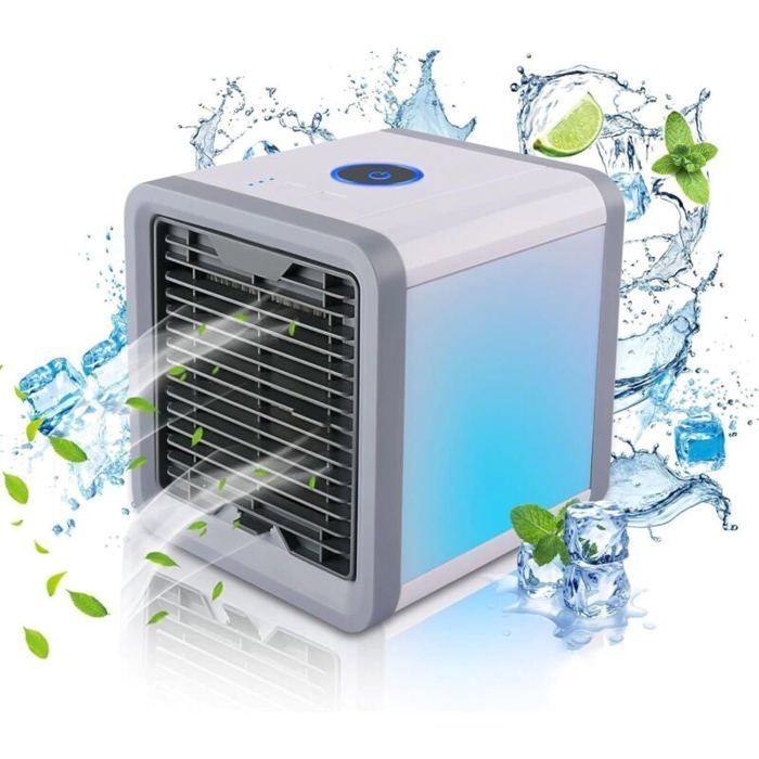 Enfriador de aire 3 en 1 ERSANDY Mini USB 486 m³/h 60 W Morado