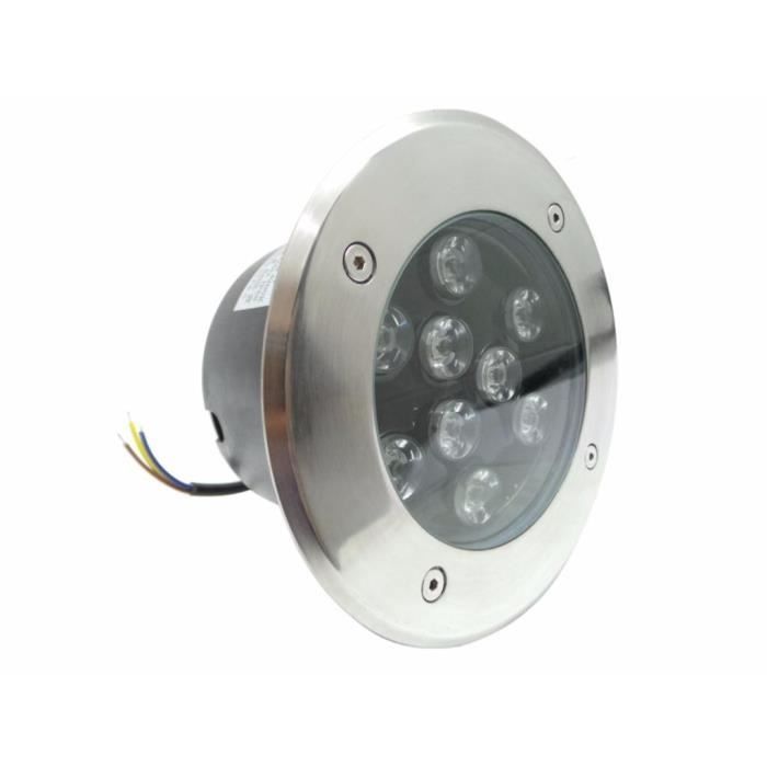 Foco LED empotrable para exteriores, 9W, IP65, 60° - Blanco neutro - SILUMEN
