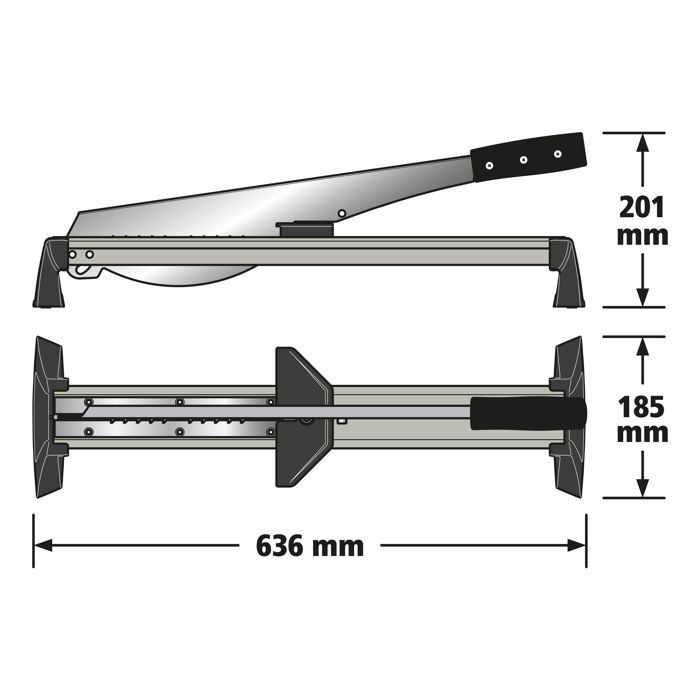 Prensa cortadora de suelos laminados para suelos de hasta 11 mm de espesor LC 600 - wolfcraft 6937000