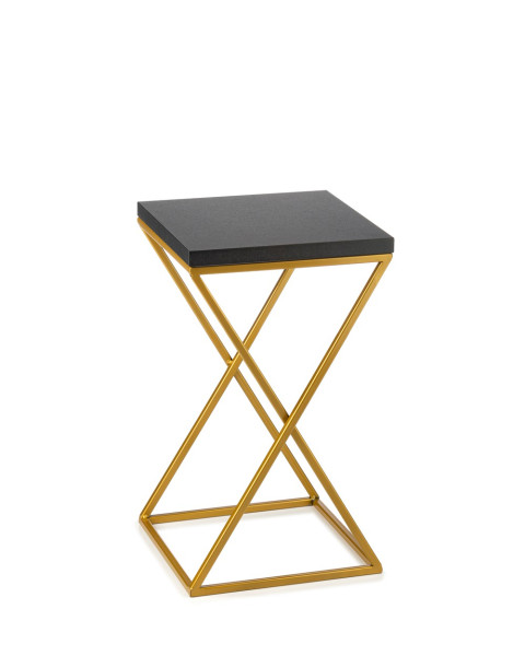 Kwietnik stojący 40 cm blat czarny metal GLAMOUR