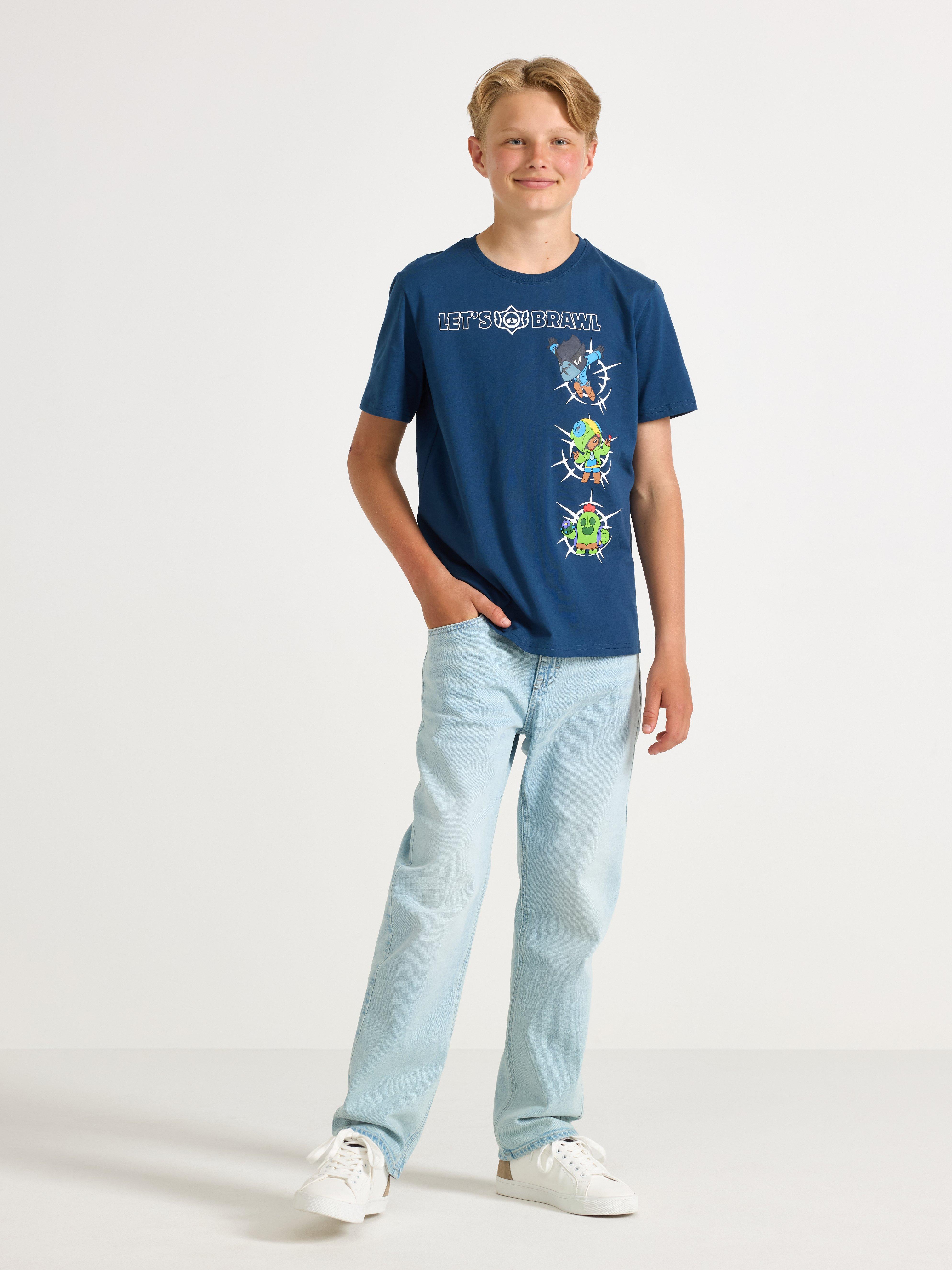Camiseta Brawl Stars Azul Escuro