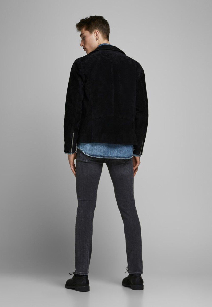 Jack & Jones JJIGLENN JORIGINAL - Relaxed Fit Jeans - schwarzer Denim