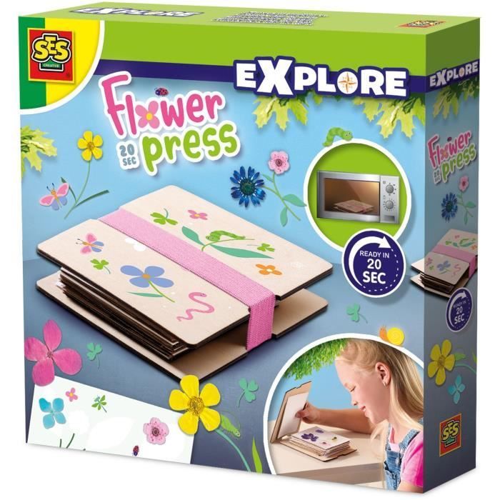 Bloemenpers 20 sec. - Creatieve hobby's - SES CREATIVE - Perst de mooiste bloemen voor elegante creaties.