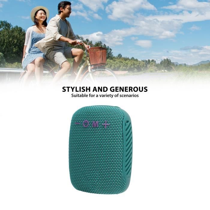 Altavoz Bluetooth - VVIKIZY - Modelo resistente al agua - Compatible con tarjeta de memoria - Radio - Portátil