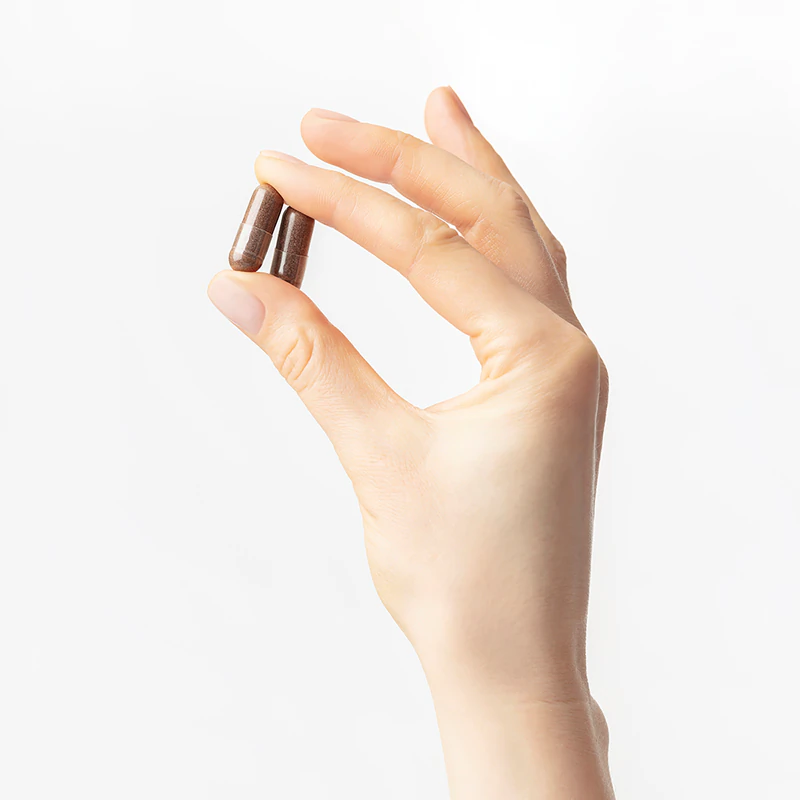 Health Labs Care FeMe Complex voedingssupplementcapsules ter ondersteuning van de juiste aanmaak van rode bloedcellen en hemoglobine.