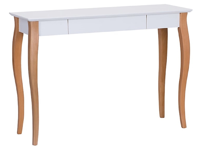 Biurko Lillo 105 cm z szufladą białe