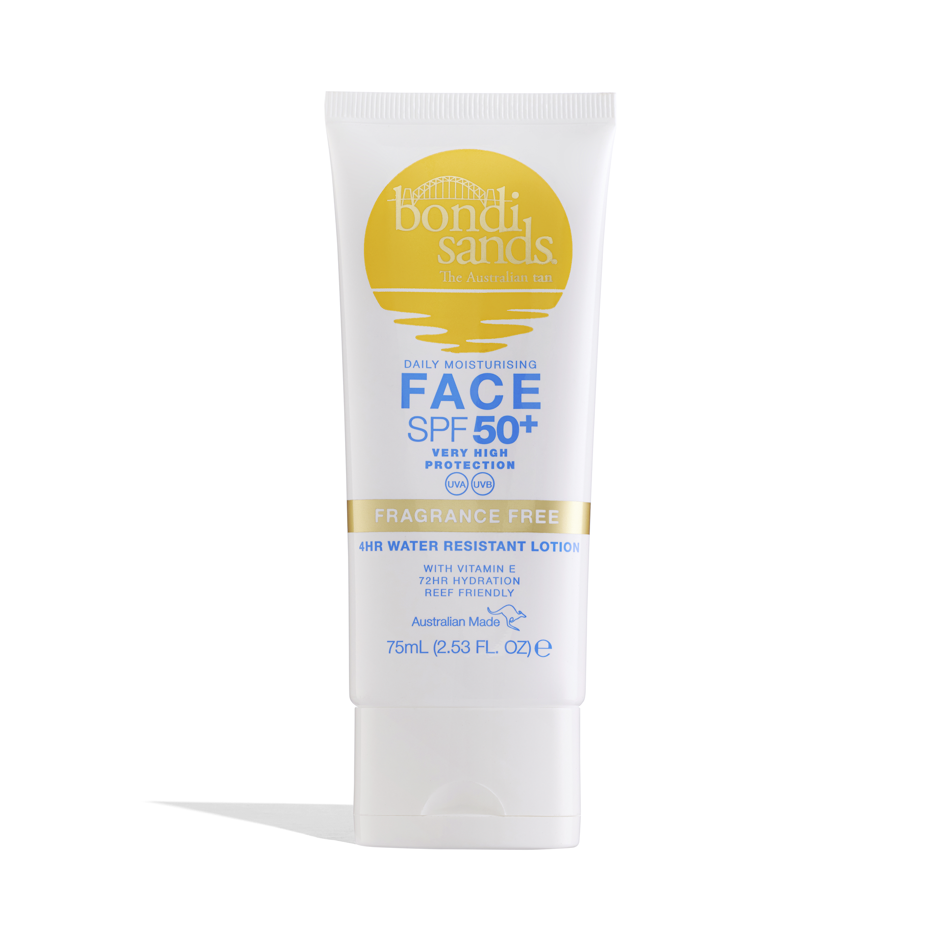 Loțiune de față zilnică fără parfum SPF50+ 75 ml - Bondi Sands