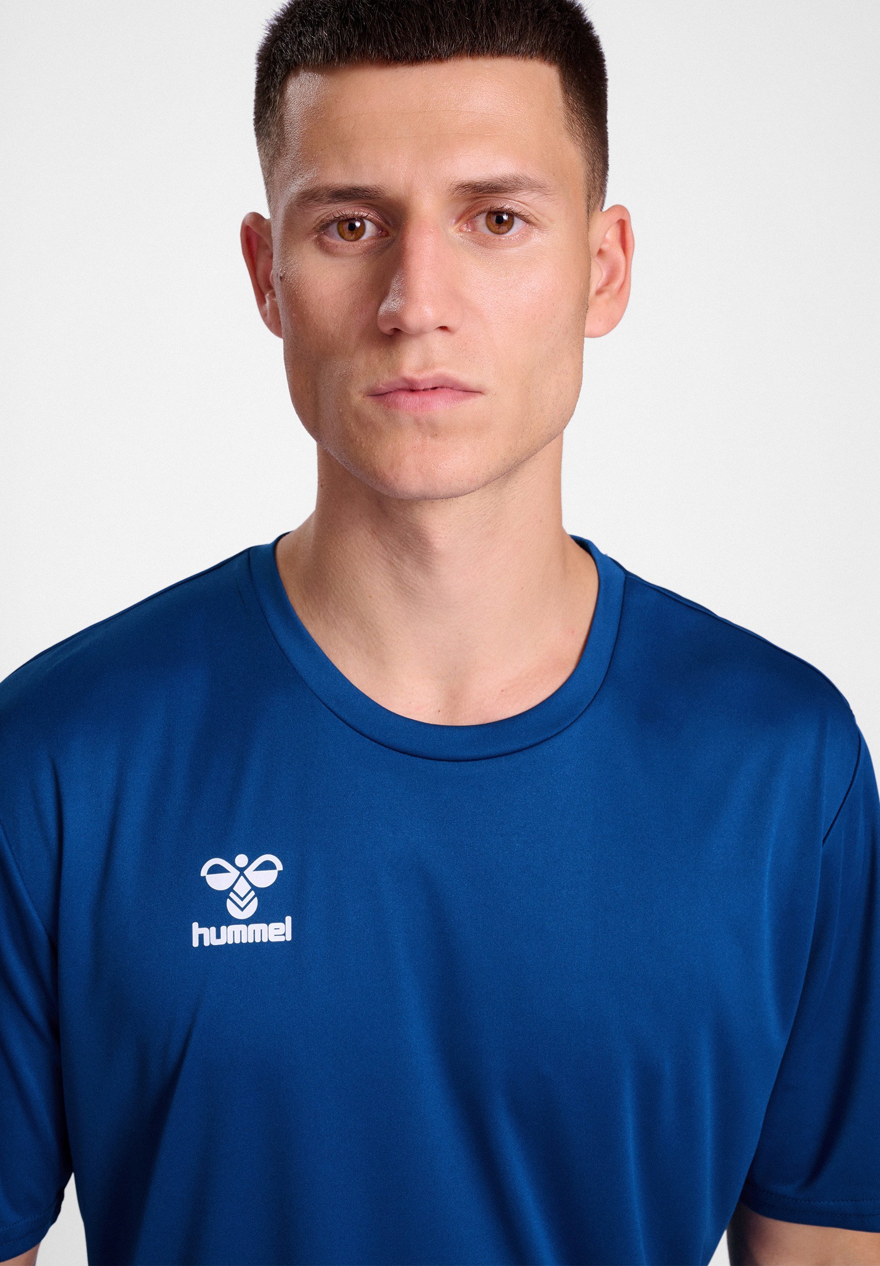 Hummel ESSENTIAL JERSEY - T-shirt sportiva - blu acceso