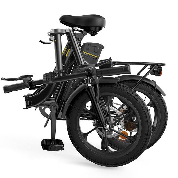 Vélo électrique iscooter U4 16 pouces 250W, batterie 36V 10.4Ah, vitesse maximale 25 km/h, pliable.