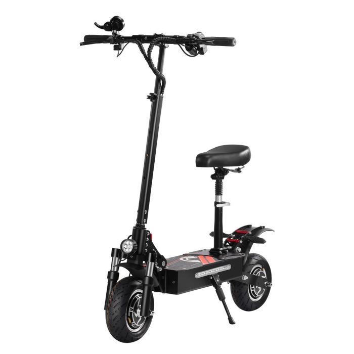 Monopattino elettrico Boyueda Q7 Pro 10'' a doppio motore - Motore da 3200 W - Batteria da 19 Ah - Autonomia di 70 km - Velocità massima di 70 km/h