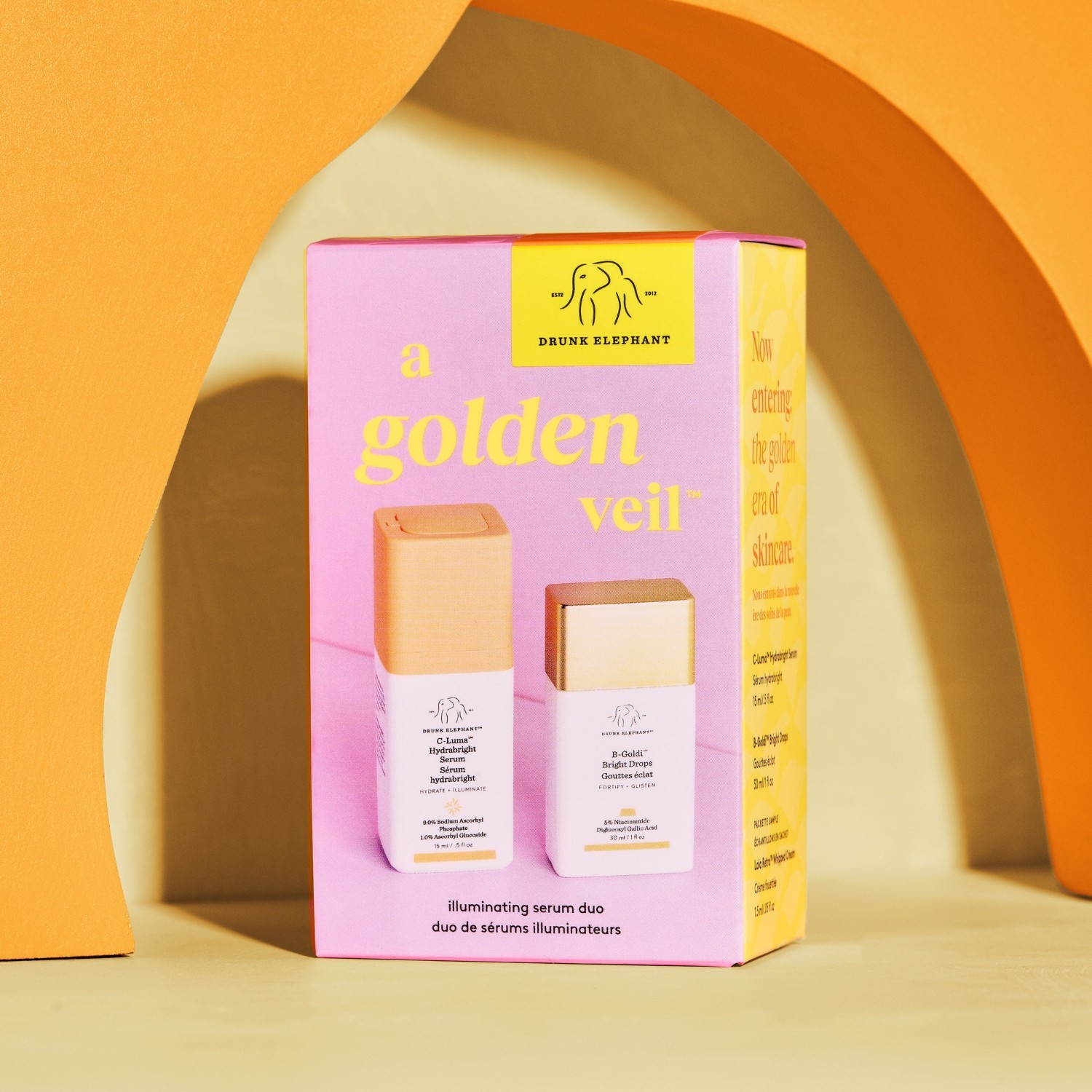 Sada na starostlivosť o tvár Drunk Elephant A Golden Veil™ – 1 kus