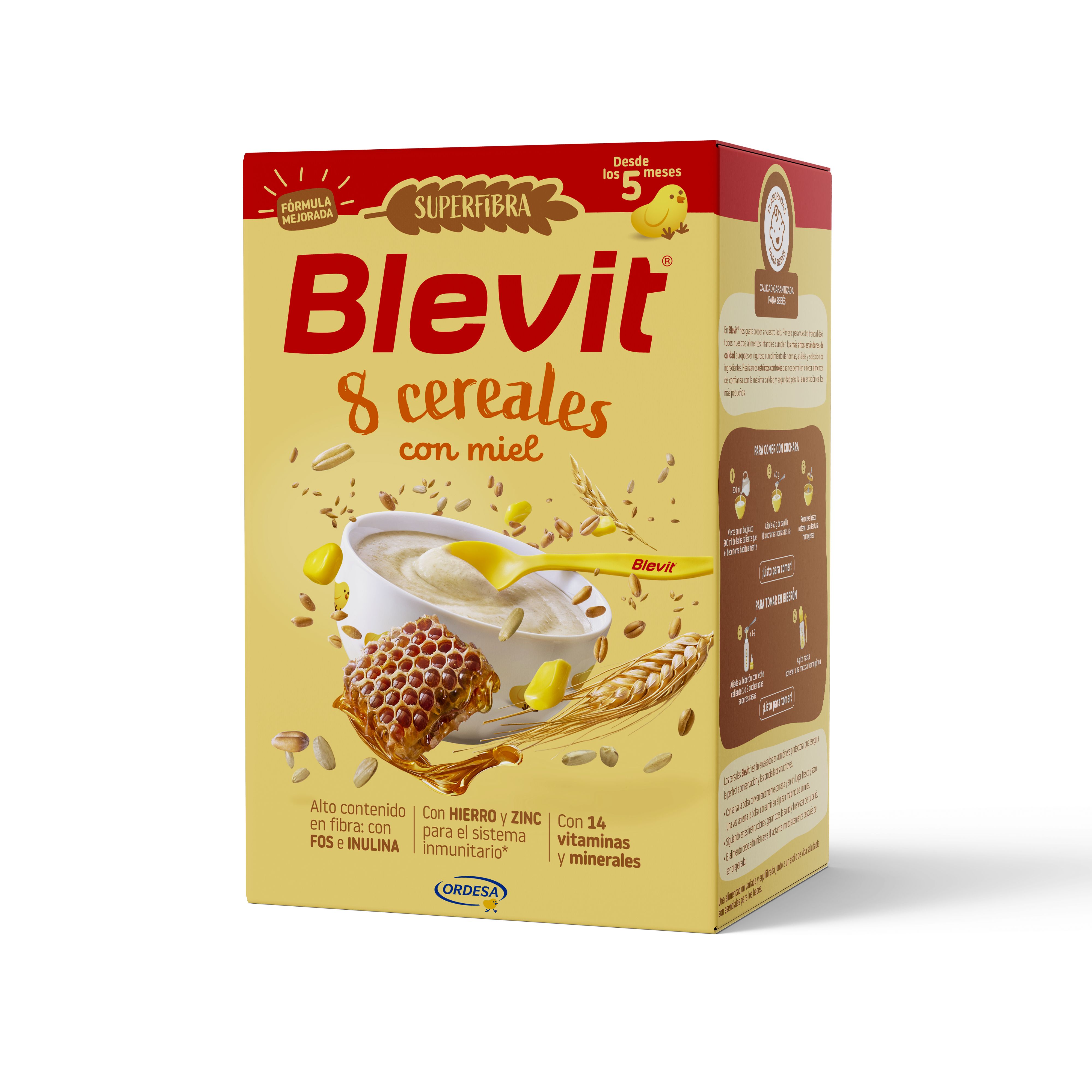 Blevit Superfiber 8 žitarica i med Nastavak mlijeka i hrane