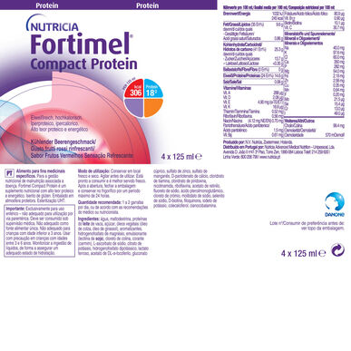 Fortimel Fortimel Compact Protein Red Fruits 4 x 125 ml 4 x 125 ml
