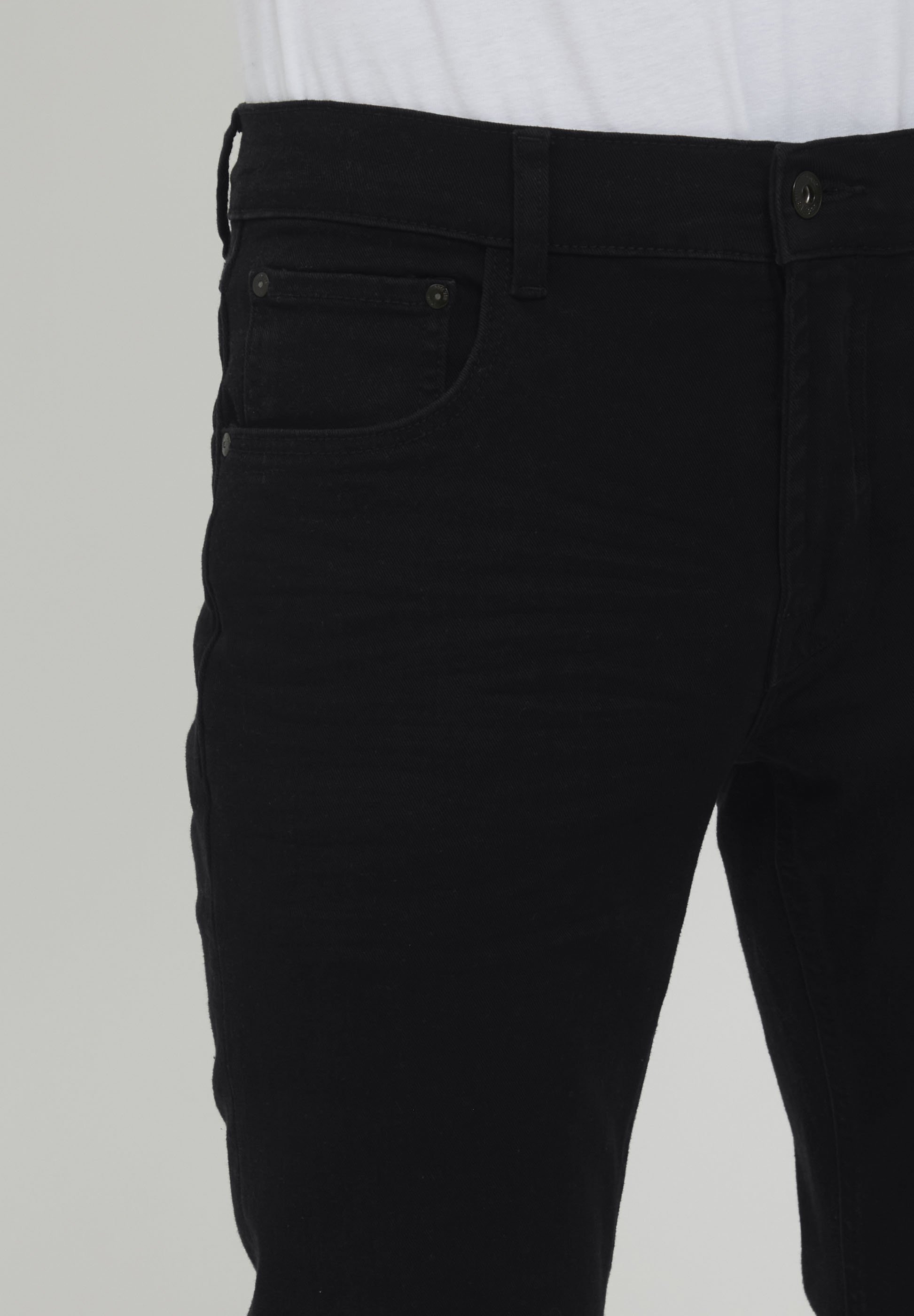 Solid SDTOMY - Slim-Fit-Jeans - schwarzer Denim