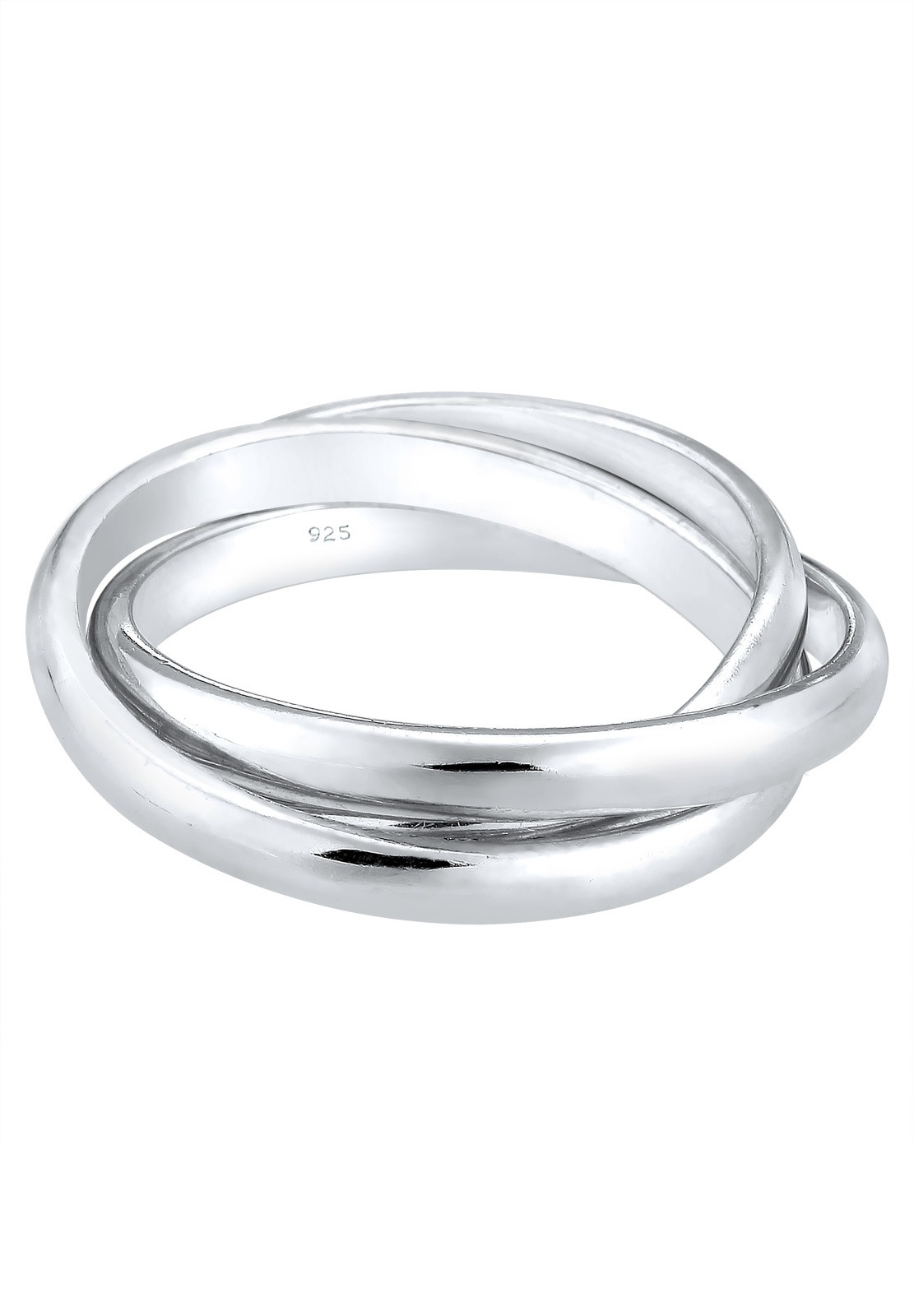 Elli Femmes Trio Enroulement Basique en Argent Sterling 925