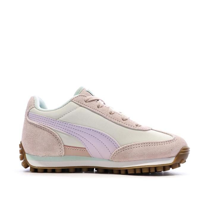 Zapatillas Puma Easy Rider Kids Ps para niñas, color beige/rosa.