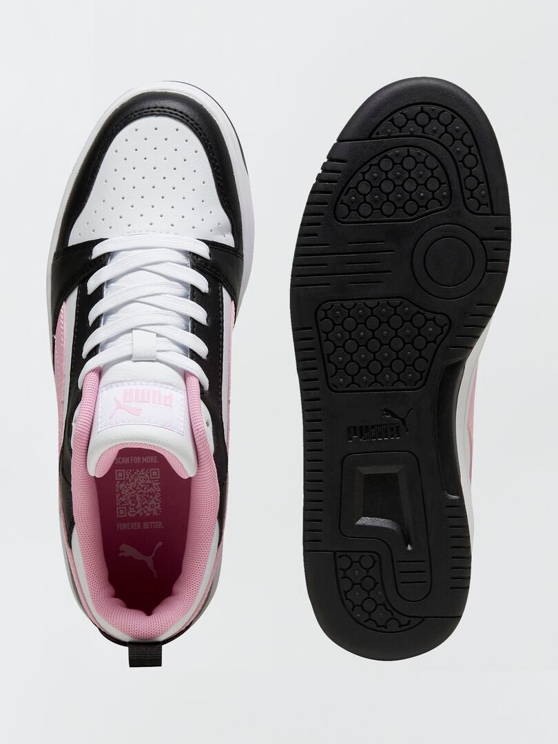 Tênis 'Rebound V6 Low' da Puma - BRANCO