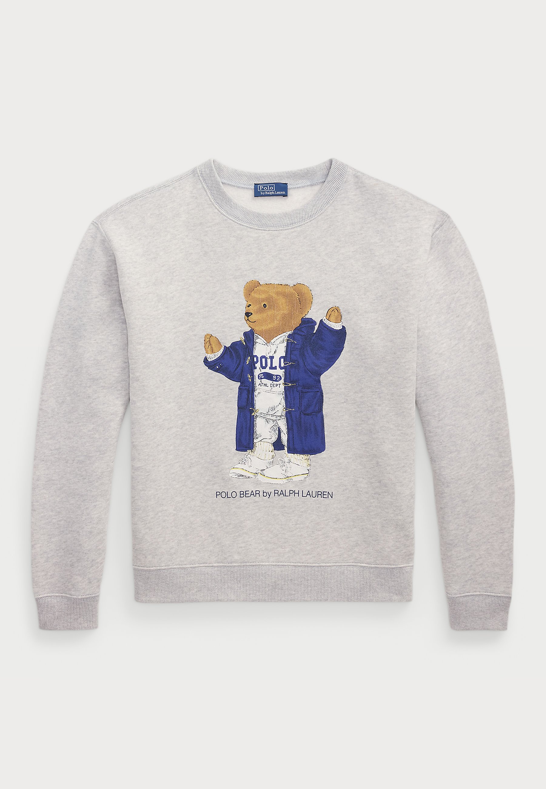 Polo Ralph Lauren POLO BEAR FLEECE CREWNECK - Sweatshirt - licht rookgrijs gemêleerd