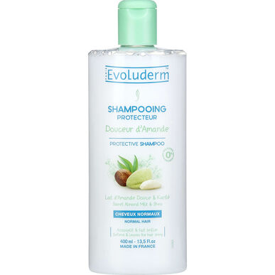 Evoluderm plaukų apsaugos šampūnas su saldžiaisiais migdolais 400 ml 400 ml