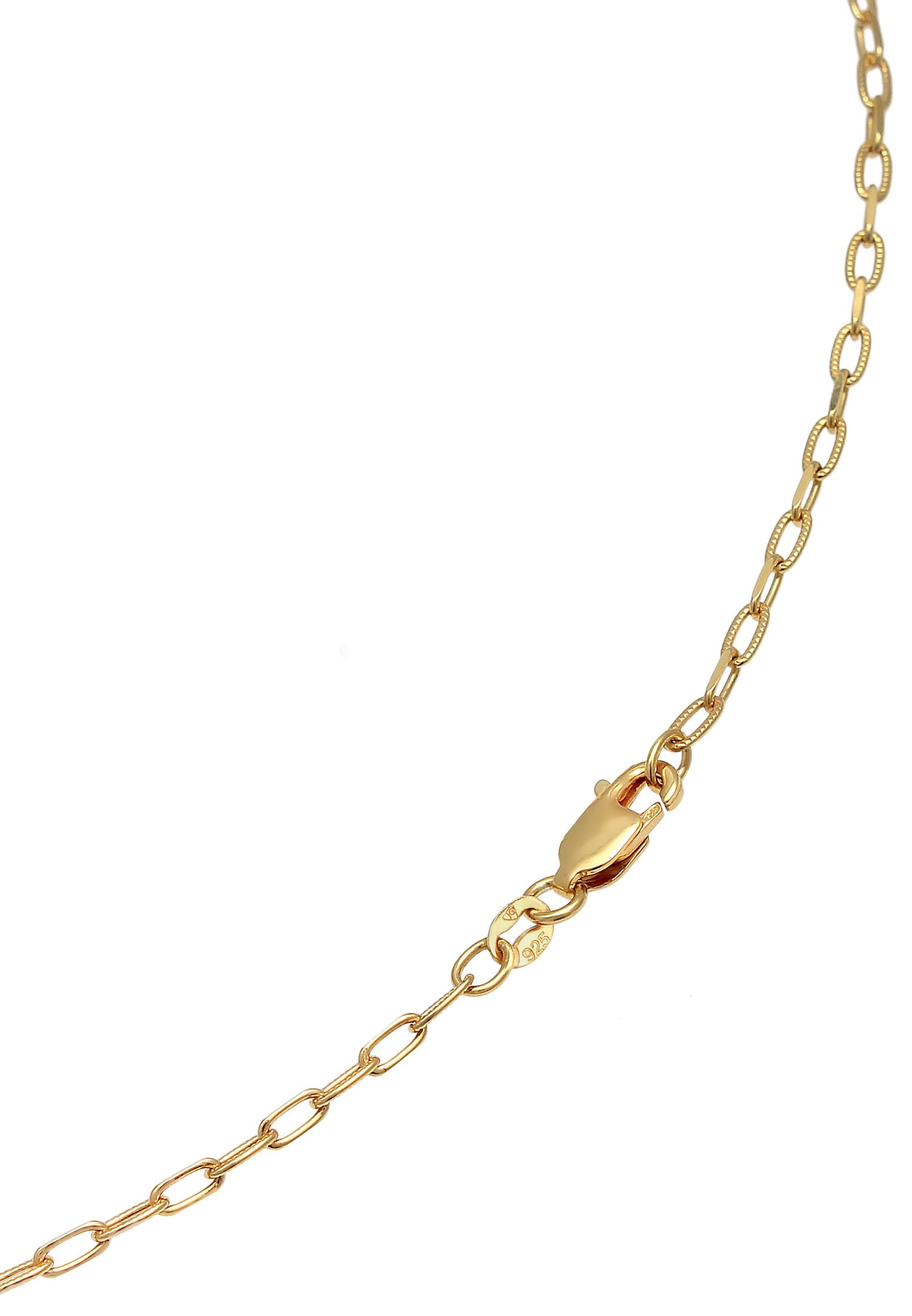 Elli Collier à maillons pour dames Oval Trend Filigree Basic en argent sterling 925