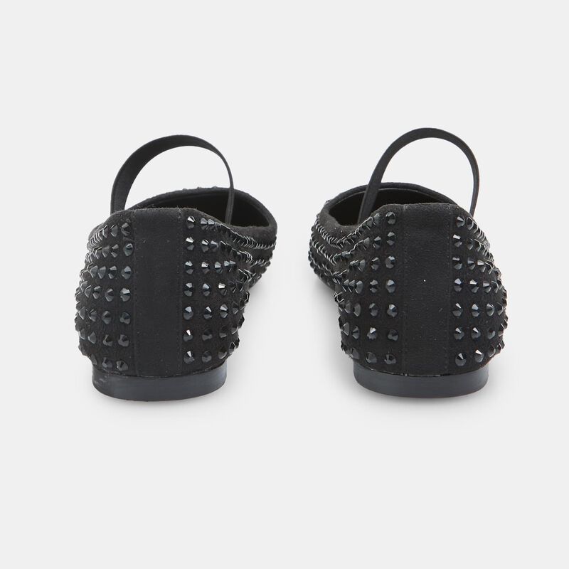 BATA RED LABEL Damskie balerinki typu Mary Jane z kryształkami
