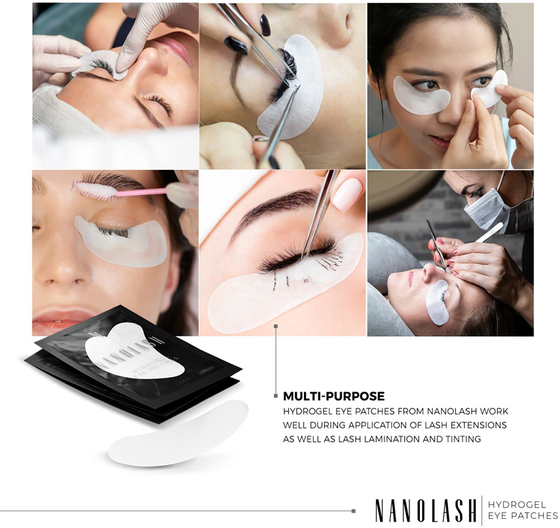 Nanolash Hydrogel-Augenpads – Hydrogel-Einsätze für Wimpernverlängerungen