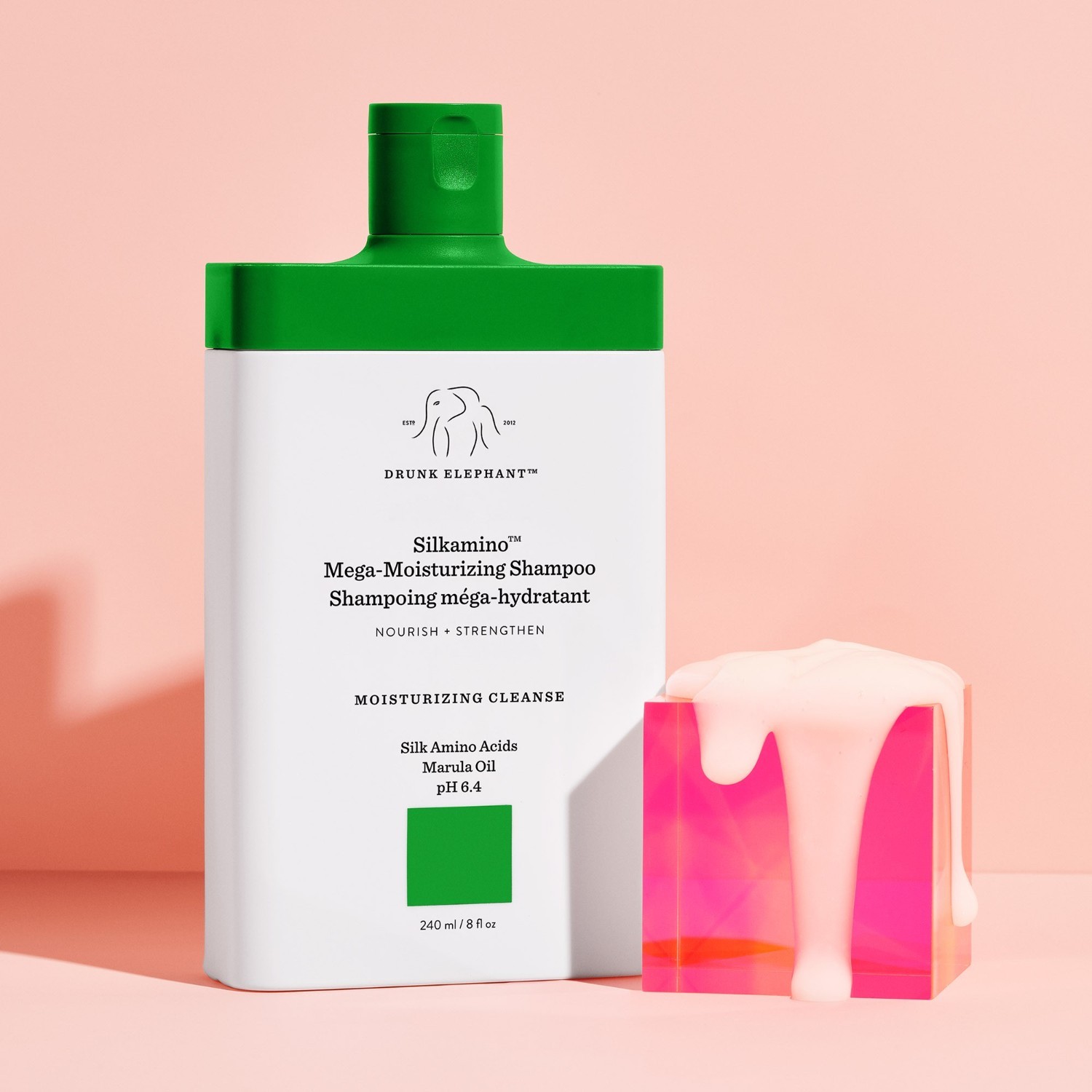 Drunk Elephant Silkamino™ Glättungsshampoo – 240 ml