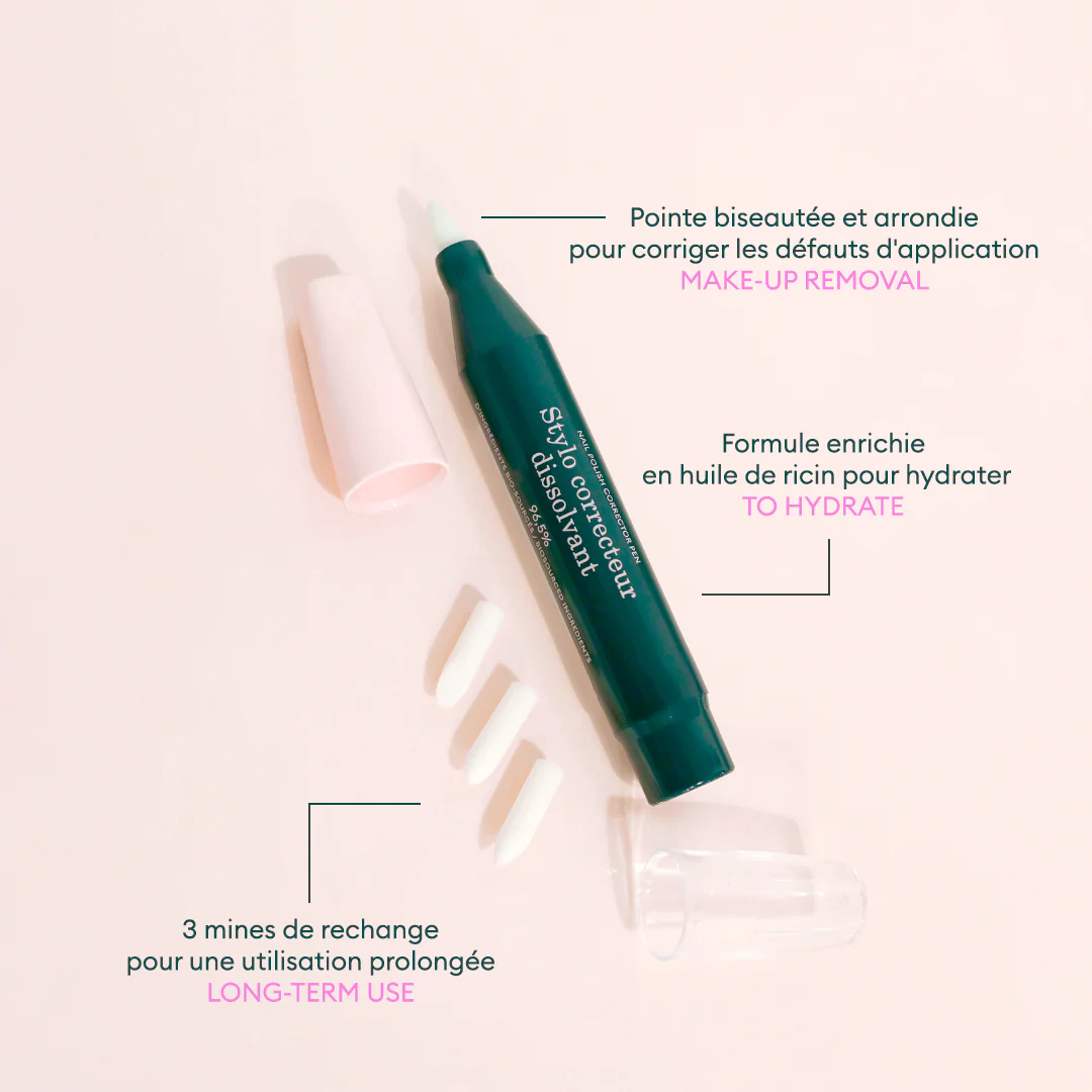 + Stylo Correcteur Dissolvant