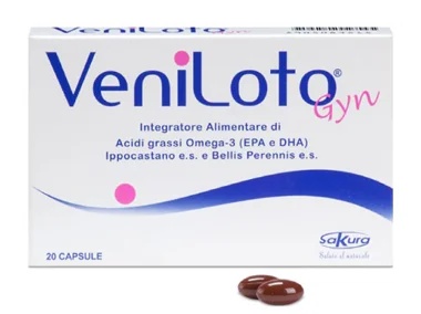 VENILOTO Veniloto Gyn Complément alimentaire pour la microcirculation 20 gélules