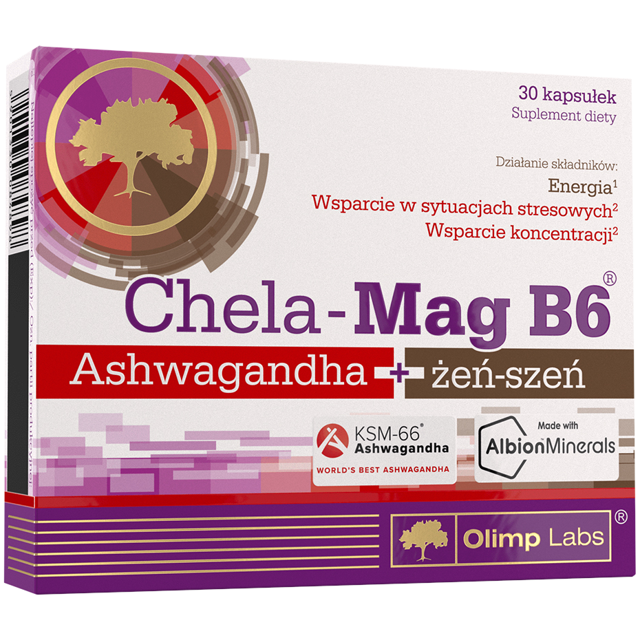 Chela-Mag B6 Ashwagandha + Ginseng