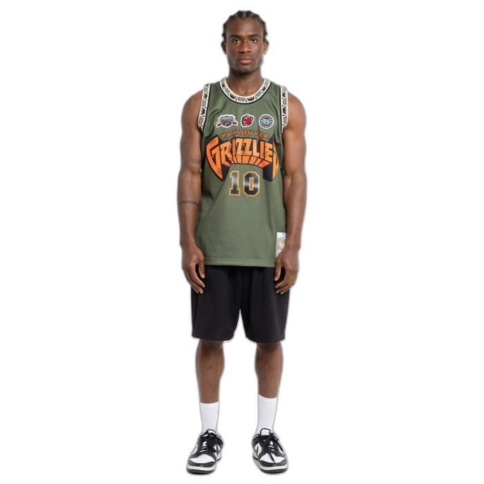 Maillot de basket - MITCHELL & NESS - Vancouver Grizzlies - Mike Bibby - Vert foncé - Taille S