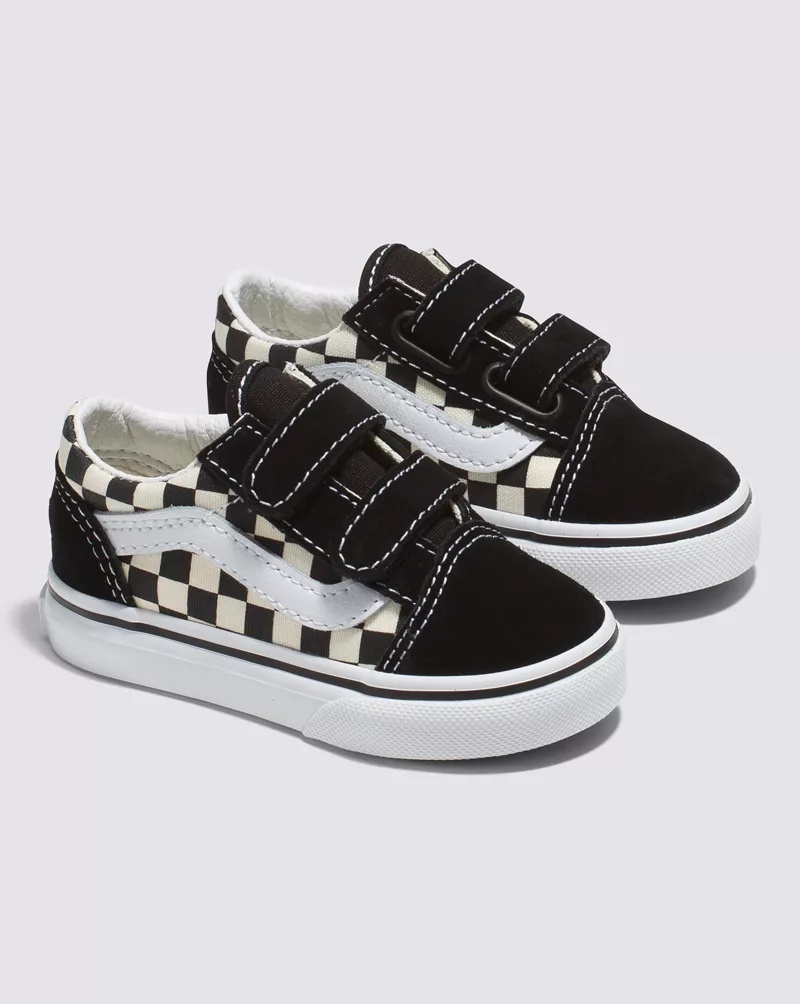 Toddler Old Skool V Primary Check Shoe
